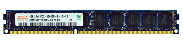 HMT351V7BFR8C-H9 - Hynix 4GB PC3-10600 DDR3-1333MHz ECC Registered CL9 240-Pin DIMM Very Low Profile (VLP) Dual Rank Memory Module