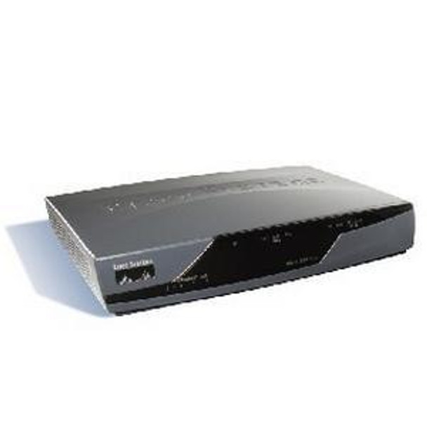 CISCO878-K9 - Cisco 878 G.SHDSL Integrated Services Router 4 x 10/100Base-TX LAN 1 x WAN 1 x ISDN BRI (S/T) WAN (Refurbished)