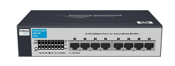 J9029A - HP ProCurve 1800-8G Managed Ethernet Switch 8 x 10/100/1000Base-T LAN