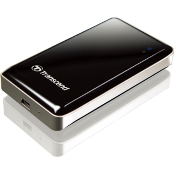 TS32GSJC10K - Transcend StoreJet Cloud 32 GB External Network Flash Drive - Black - Wi-Fi - USB 2.0