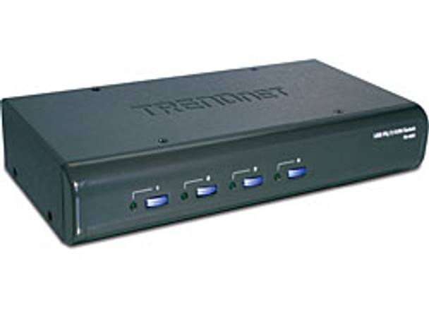 Trendnet TK-423K 4-Port USB / PS/2 KVM Switch Kit w/ Audio KVM switch