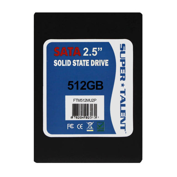 Super Talent DuraDrive AT7 512GB 2.5 inch SATA3 Solid State Drive (MLC)