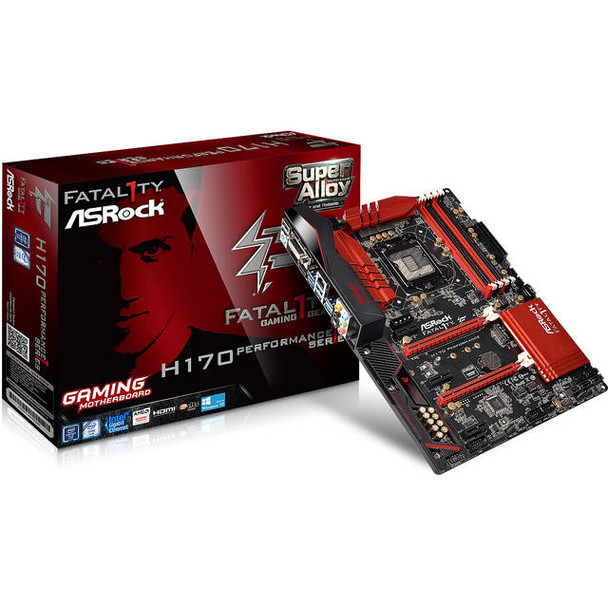 ASRock H170 PERFORMANCE LGA1151/ Intel H170/ DDR4/ Quad CrossFireX/ SATA3&USB3.0/ M.2&SATA Express/ A&GbE/ ATX Motherboard