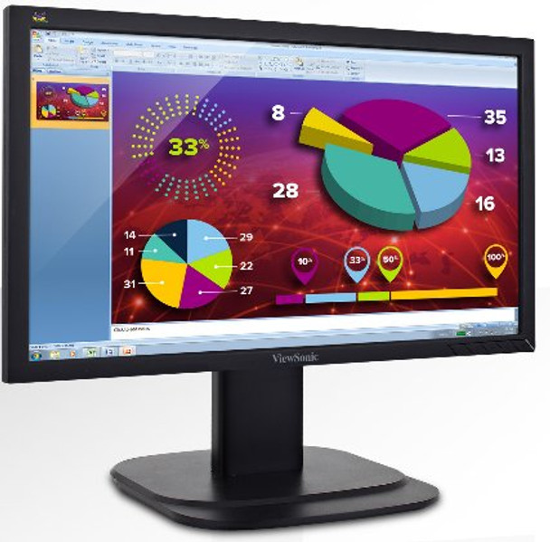 Viewsonic LED LCD VG2039M-LED 20" Black computer monitor