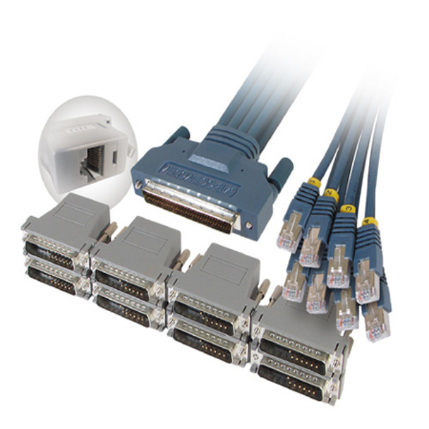 Cisco Serial RS-232 cable HD-68 (M) RJ-45 (M) 10 ft