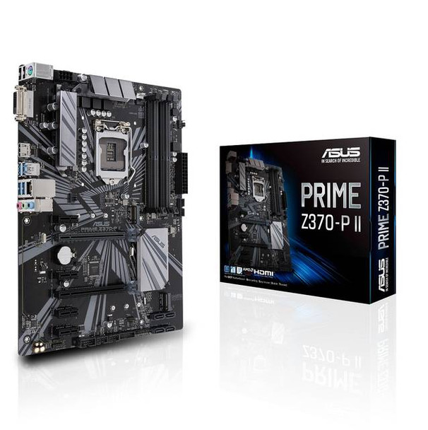 Asus PRIME Z370-P II LGA1151/ Intel Z370/ DDR4/ CrossFireX/ SATA3&USB3.1/ M.2/ A&GbE/ ATX Motherboard