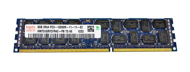 HMT31GR7CFR4C-PB - Hynix 8GB PC3-12800 DDR3-1600MHz ECC Registered CL11 240-Pin DIMM Dual Rank Memory Module