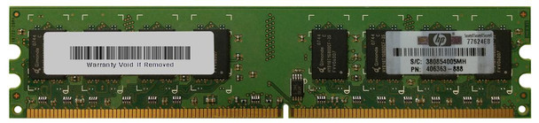 406363-888 - HP 2GB PC2-5300 DDR2-667MHz non-ECC Unbuffered CL5 240-Pin DIMM Memory Module