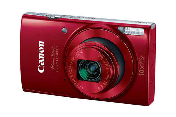 Canon PowerShot ELPH 190 IS Compact camera 20MP 1/2.3" CCD 5152 x 3864pixels Red