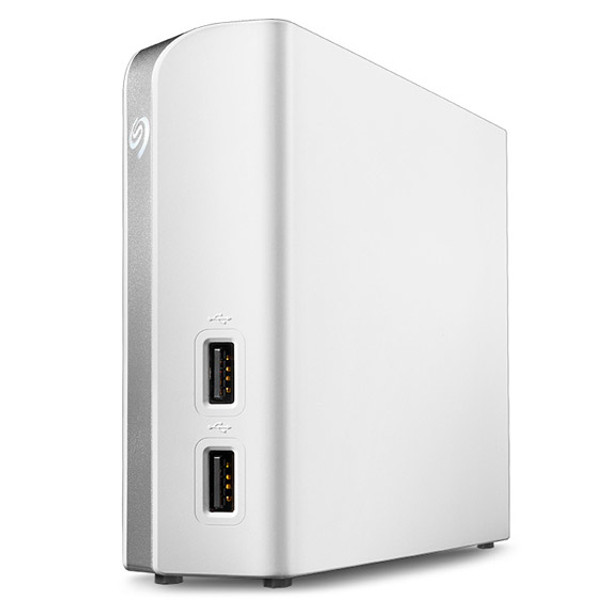 Seagate Backup Plus Hub for Mac 8000GB White external hard drive