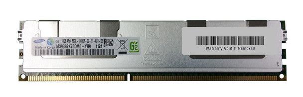 M393B2K70DM0-YH9 - Samsung 16GB (1X16GB) 1333MHz PC3-10600 ECC REGISTERED CL9 4RX4 1.35V DDR3 SDRAM 240-Pin DIMM SAMSUNG MEMOR