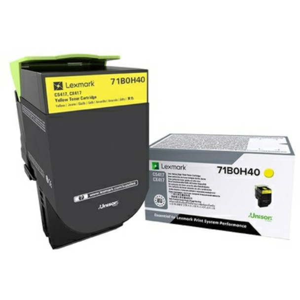 Lexmark 71B0H40 Toner yellow, 3.5K pages