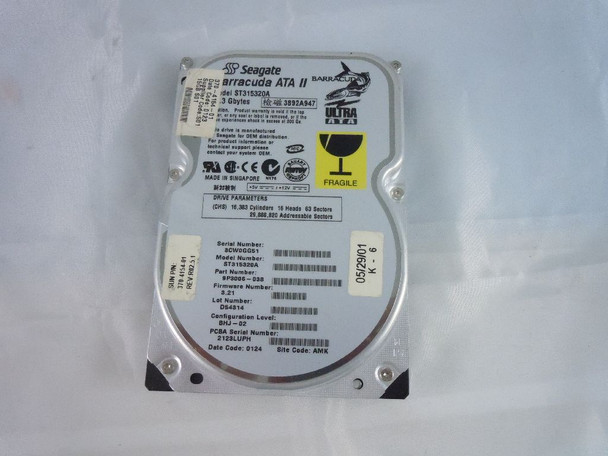 X6172A - Sun 15 GB 3.5 Internal Hard Drive - IDE Ultra ATA/100 (ATA-6) - 7200 rpm
