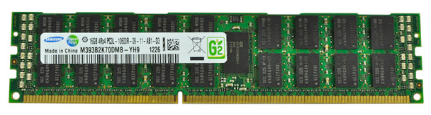 M393B2K70DMB-YH9 - Samsung 16GB (1X16GB) 1333MHz PC3-10600 ECC REGISTERED 4RX4 1.35V CL9 DDR3 SDRAM 240-Pin DIMM SA