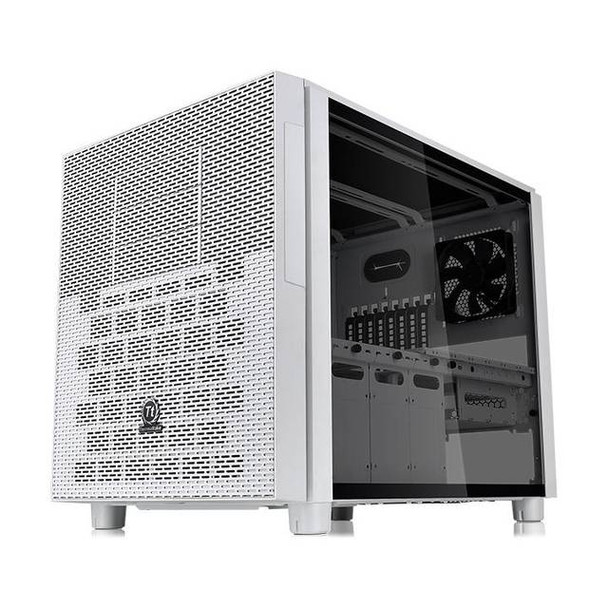 Thermaltake Core X5 Tempered Glass Snow Edition CA-1E8-00M6WN-00 No Power Supply ATX Full Tower Cube Case (White)