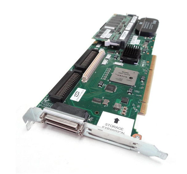 011782-001N - HP Smart Array 6402 Dual Channel PCI-X 133MHz Ultra320 RAID Controller Card with 128MB Battery Backed Write Cache (BBWC)