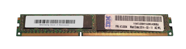 47J0234 - IBM 8GB (1X8GB) 1866MHz PC3-14900 CL13 ECC Registered Dual Rank 1.5V DDR3 SDRAM 240-Pin DIMM IBM Memory Module for IBM BladeCenter