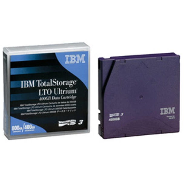 25R0032 - IBM LTO Ultrium 3 Tape Cartridge - LTO Ultrium LTO-3 - 400GB (Native) / 800GB (Compressed)