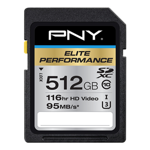 PNY P-SDX512U3H-GE 512GB SDXC Class 10 memory card