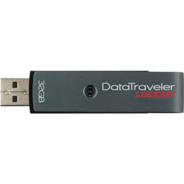 DTL+/32GB - Kingston 32GB DataTraveler Locker USB2.0 Flash Drive - 32 GB - USB - External