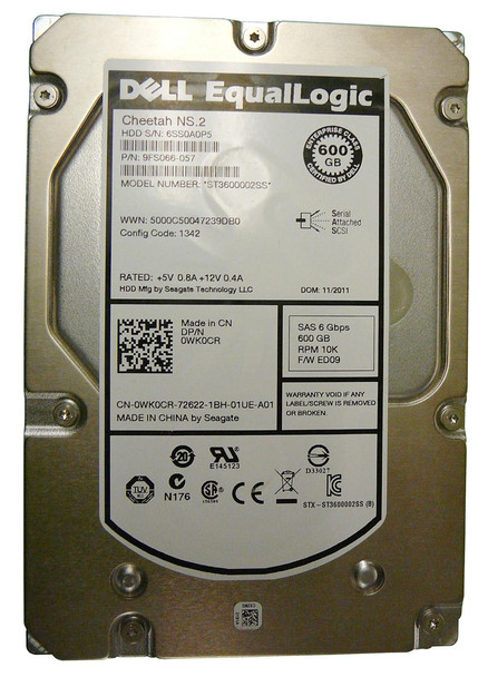 ST3600002SS - Seagate Cheetah 600GB 10000RPM SAS 6GB/s 3.5-inch 16MB Cache Internal Hard Drive