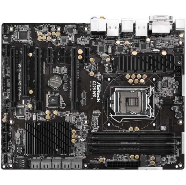 ASRock Rack C226 WS/C2 LGA1150/ Intel C226/ DDR3/ SATA3&USB3.0/ A&2GbE/ ATX Server Motherboard