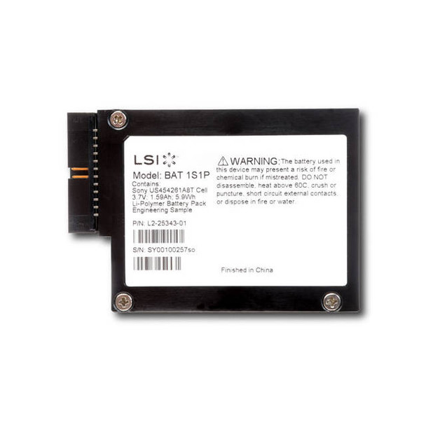 Broadcom LSI MegaRAID LSIIBBU09 Battery Backup Unit For MegaRAID SAS 9265 & 9285