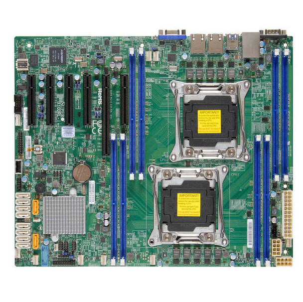 Supermicro X10DRL-I-B Dual LGA2011/ Intel C612/ DDR4/ SATA3&USB3.0/ V&2GbE/ ATX Server Motherboard