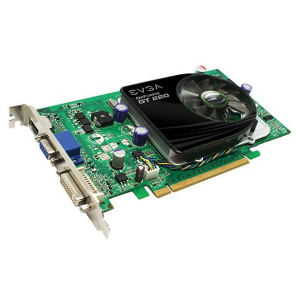 01GP31226LR - EVGA GeForce GT220 1GB 128-Bit DDR3 PCI Express 2.0 x16 DVI VGA HDMI Video Graphics Card