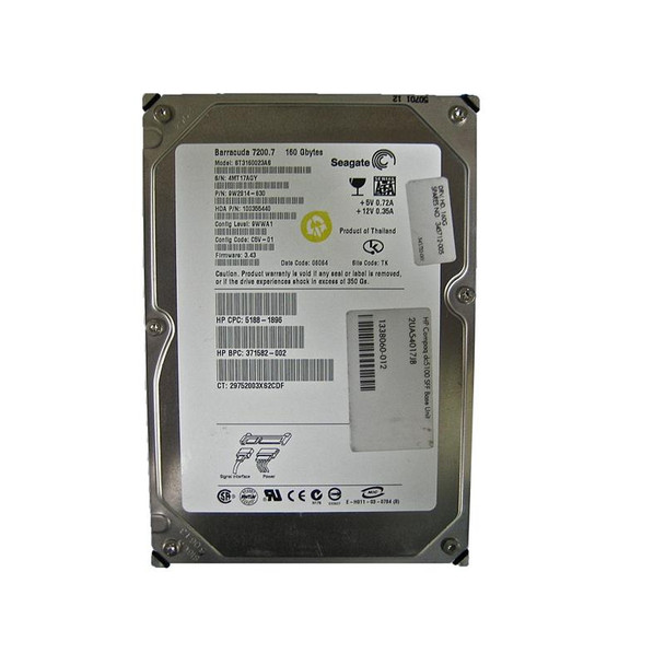 487770-001 - HP RDX 160GB Removable Disk Cartridge