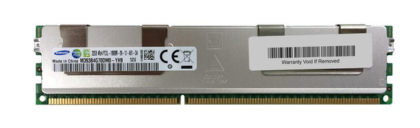 M393B4G70DM0-YH9 - Samsung 32GB (1X32GB) 1333MHz PC3-10600 4RX4 ECC REGISTERED CL9 1.35V DDR3 SDRAM 240-Pin DIMM SAMSUNG S
