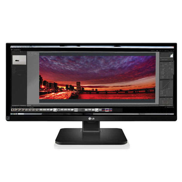 LG Electronics 29UB55-B 29 inch Widescreen 5,000,000:1 5ms DVI/HDMI/DisplayPort LED LCD Monitor, w/ Speakers (Black)