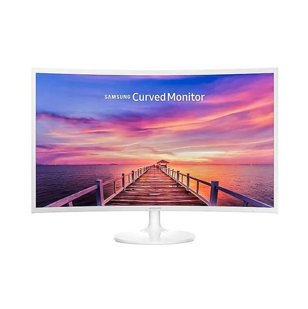 Samsung C32F391FWN 32 inch Curved Widescreen 3,000:1 4ms HDMI/DisplayPort LED LCD Monitor (White hite
