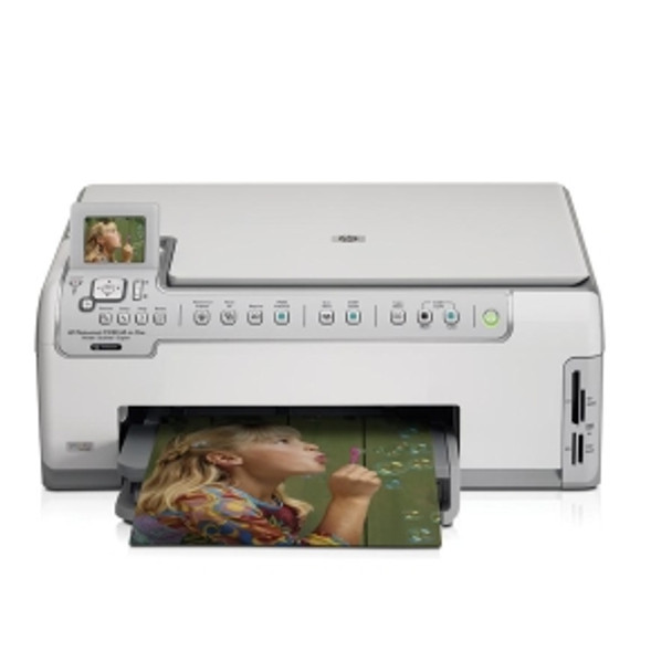 Q8220A#ABA - HP PhotoSmart C5180 All-in-One Multifunction Color InkJet Printer (Refurbished) Print/Copy/Scan