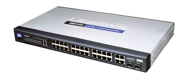 SRW224G4-OB - Cisco SRW224G4 24-Port 10/100Mbps PoE 4 x Gigabit Ethernet Managed Switch (Refurbished)