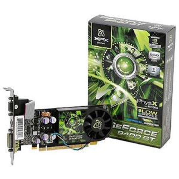 PV-T94G-ZAH2 - XFX GeForce 9400 GT 1GB DDR2 PCI Express 2.0 Video Graphics Card