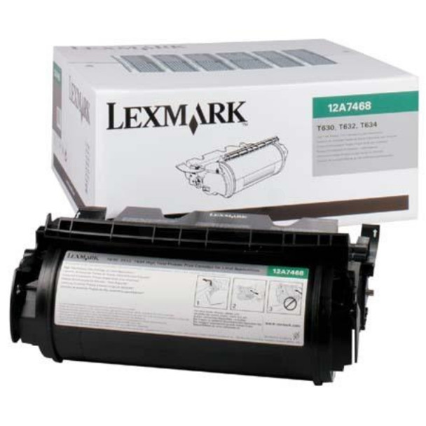 Lexmark 12A7632 Toner black, 21K pages