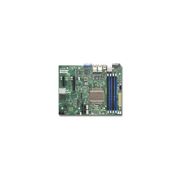 Supermicro A1SRM-2758F-O Intel Atom C2758/ DDR3/ SATA3/ V&4GbE/ MicroATX Motherboard & CPU Combo