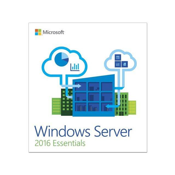 Microsoft Windows Server 2016 Essentials 1 Server, 2 CPU, OEM