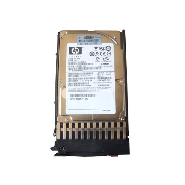 431958-B21N - HP 146GB 10000RPM SAS 3GB/s Hot-Pluggable Single Port 2.5-inch Hard Drive