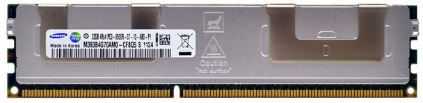 M393B4G70AM0-CF8 - Samsung 32GB (1X32GB) PC3-8500 1066MHz ECC Registered 4RX4 CL7 1.5V DDR3 SDRAM 240-PIN