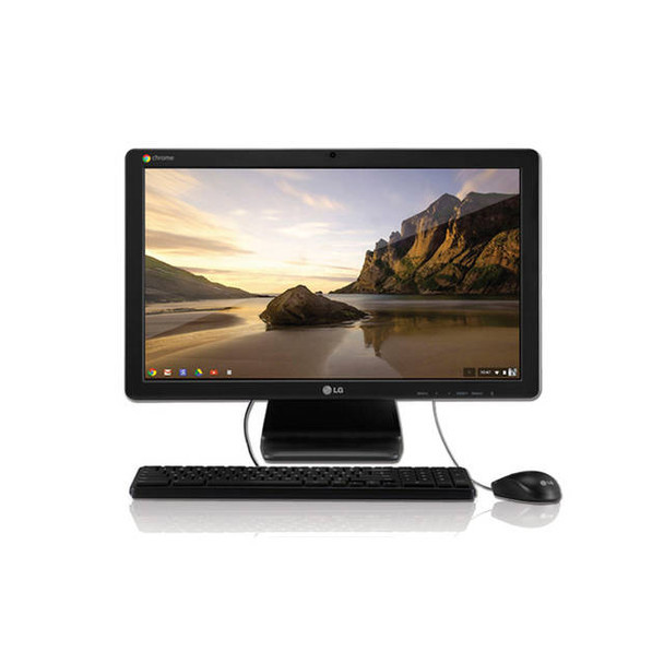 LG Chromebase 22CB25S-B 22.0 inch Intel Celeron 2955U 1.4GHz/ 4GB DDR3L/ 16GB SSD/ Google Chrome All-in-One PC (Black)