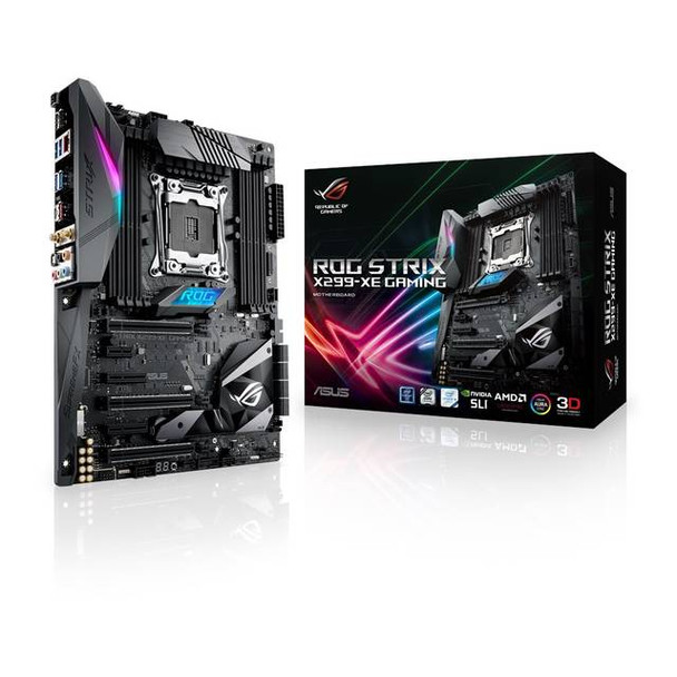 Asus ROG STRIX X299-XE GAMING LGA2066/ Intel X299/ DDR4/ Quad CrossFireX & Quad SLI/ SATA3&USB3.1/ M.2/ WiFi/ A&GbE/ ATX Motherboard