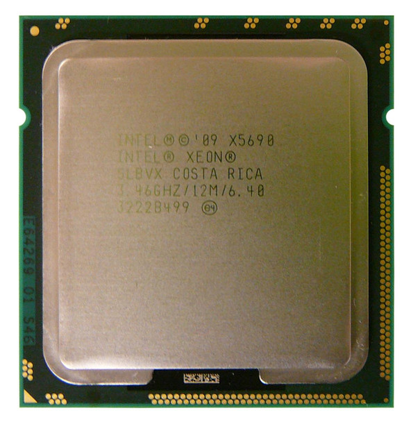 SLBVX - Intel Xeon X5690 6 Core 3.46GHz 6.40GT/s QPI 12MB L3 Cache Socket FCLGA1366 Processor