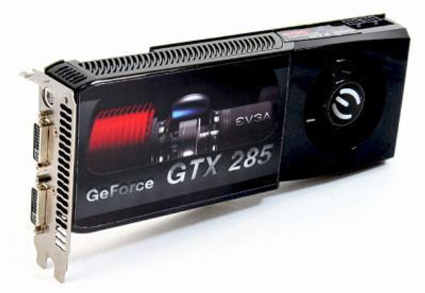 01GP31180LR - EVGA GeForce GTX 285 1GB 512-Bit DDR3 PCI Express 2.0 x16 Dual DVI/ HDTV-Out/ HDCP Ready/ SLI Support Video Graphics Card