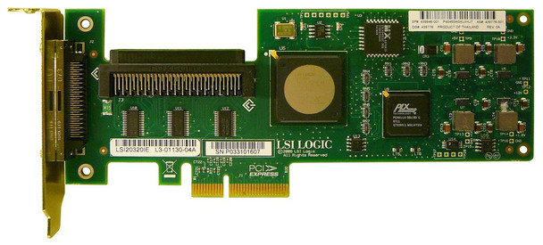 439946R-001 - HP SC11XE PCI-Express X4 Single Channel SCSI Ultra320 LVD Storage Controller Host Bus Adapter