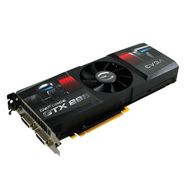017-P3-1295-ER - EVGA GeForce CO-OP Edition GTX 295 1.7GB 896-Bit (2x 448-Bit) DDR3 PCI Express 2.0 x16 HDCP Ready/ SLI Supported Video Graphics Card