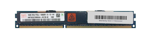 HMT82GV7MMR4A-H9 - Hynix 16GB PC3-10600 DDR3-1333MHz ECC Registered CL9 240-Pin DIMM 1.35V Low Voltage Very Low Profile (VLP) Dual Rank Memory Module
