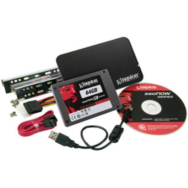 SNVP325-S2B/64GB - Kingston SSDNow 64 GB Internal Solid State Drive - 1 Pack - 2.5 - SATA/300 - Hot Swappable