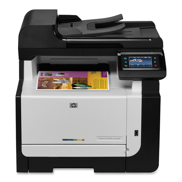 Part No:CE862A#BGJ -HP Color LaserJet Pro CM1415FNW Laser Multifunction Printer (Refurbished) Color Plain Paper Print Desktop Printer (Refurbished) , Scanner, Fax, Copier Wi-Fi USB (Refurbished / Grade-A)